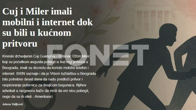 Advokat: Otmica, ne bekstvo